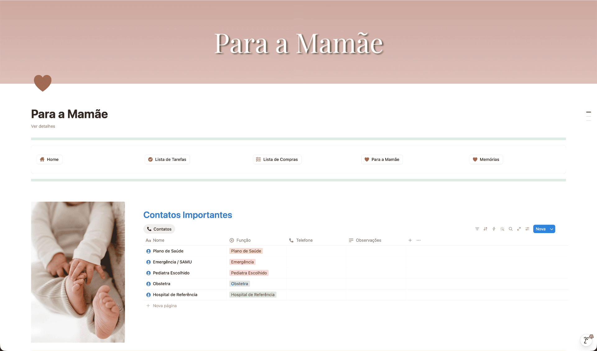 Para a Mamãe